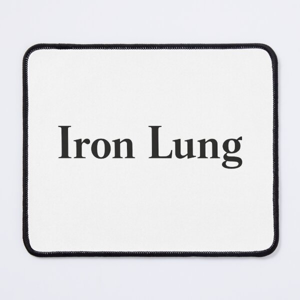 Item preview, Iron Lung Minimal Text Design Simple Typography designed and sold by AlienTechs.