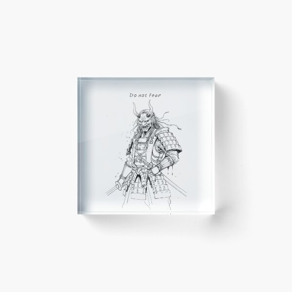 Item preview, Cool Anime Samurai General Manga Sketch: Do not fear designed and sold by Shigen16.