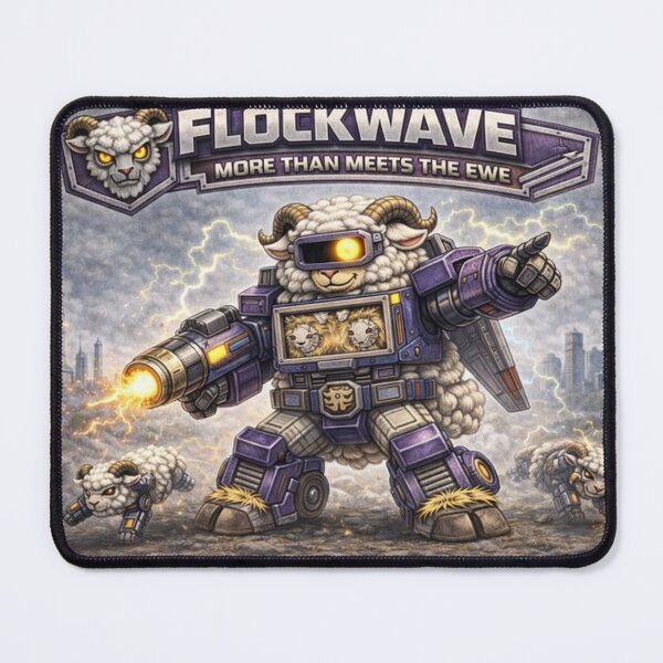 Item preview, MechaSheep: Flockwave (More Than Meets the Ewe) designed and sold by Thpoar.