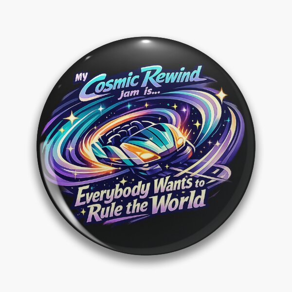 Item preview, My Cosmic Rewind Jam Is… Everybody Wants to Rule the World (v3) designed and sold by Theme Snark.