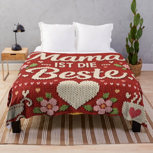 Item preview, Mama is the best knitting design for mothers designed and sold by Mauswohn.