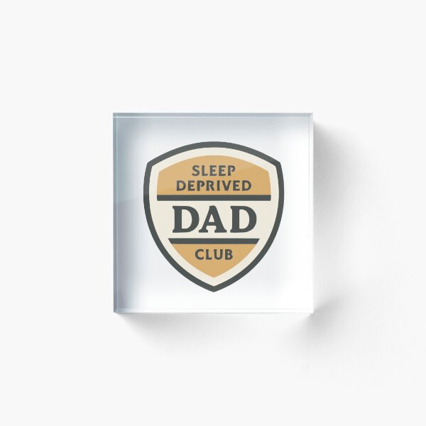 Item preview, Sleep Deprived Dad Club T-Shirt – Funny Father Tee designed and sold by InkForge Studio.