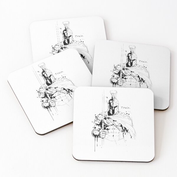 Item preview, Cool Spartan Warrior Manga Sketch: Train designed and sold by Shigen16.