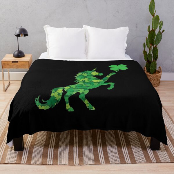 Item preview, Lucky Unicorn Shamrock St Patricks Day Irish Fantasy designed and sold by CORJIDOG-ART.