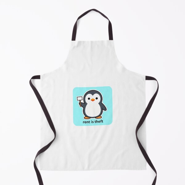Item preview, Rent Is Theft Penguin Meme - Anti Landlord Humor designed and sold by PictorialWhimsy.