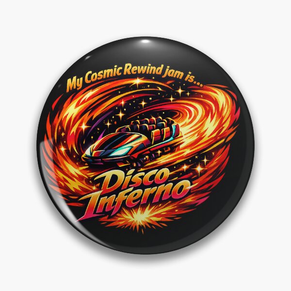 Item preview, My Cosmic Rewind Jam Is… Disco Inferno (v1) designed and sold by Theme Snark.
