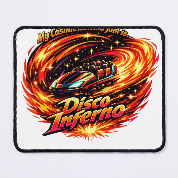 Item preview, My Cosmic Rewind Jam Is… Disco Inferno (v1) designed and sold by Theme Snark.
