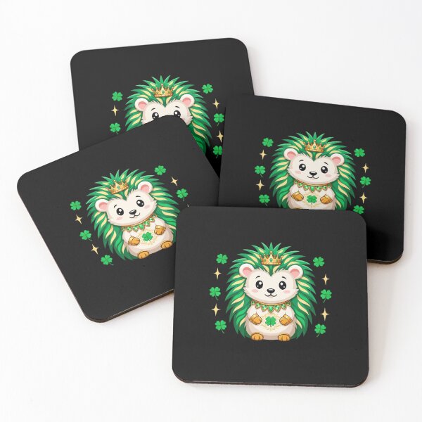 Item preview, Irish Hedgehog King St Patricks Day designed and sold by CORJIDOG-ART.