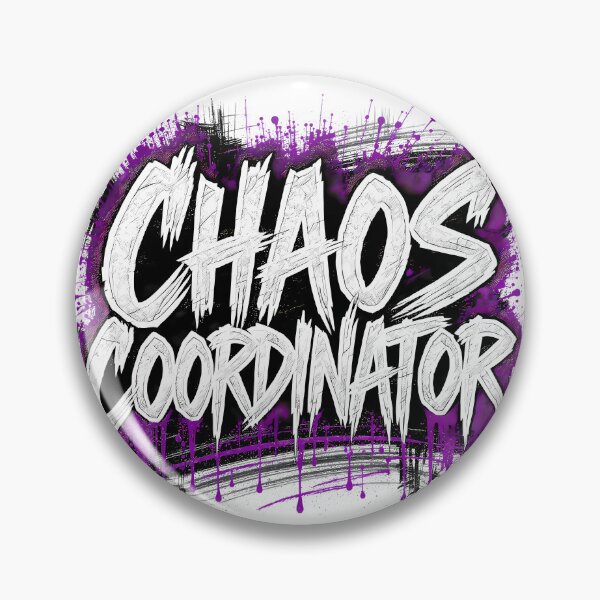 Item preview, Bold Design Words CHAOS COORDINATOR Graffiti Style Energetic designed and sold by ART ATTACK ZONE.
