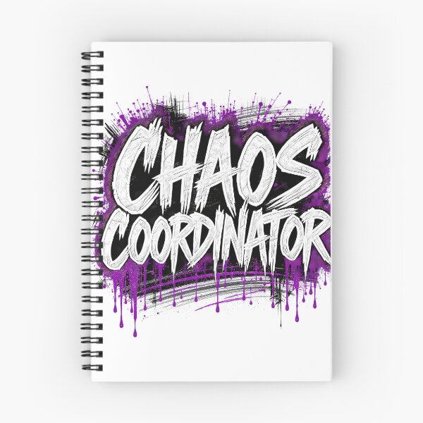 Item preview, Bold Design Words CHAOS COORDINATOR Graffiti Style Energetic designed and sold by ART ATTACK ZONE.