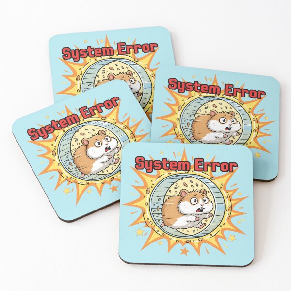 Item preview, Chaotic Hamster Sticker – System Error Funny Meme Shirt designed and sold by ZyxDes.