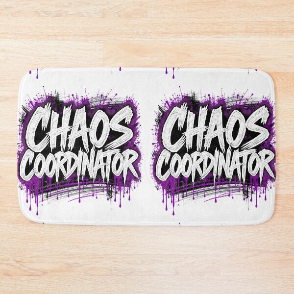 Item preview, Bold Design Words CHAOS COORDINATOR Graffiti Style Energetic designed and sold by ART ATTACK ZONE.