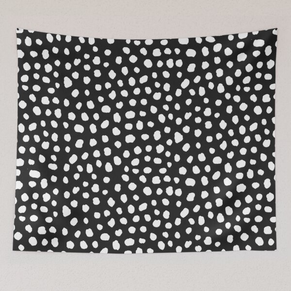 Item preview, Black and White Dalmatian Dots  designed and sold by OneThreeSix.