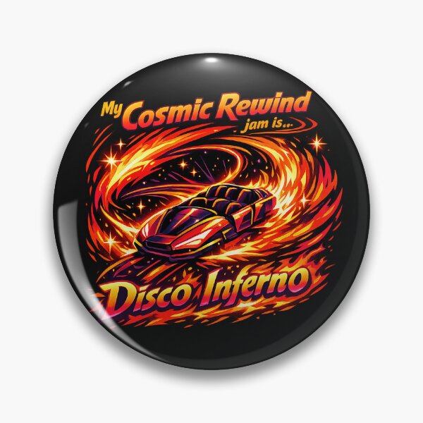 Item preview, My Cosmic Rewind Jam Is… Disco Inferno (v2) designed and sold by Theme Snark.