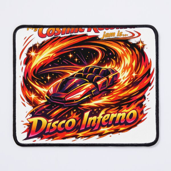 Item preview, My Cosmic Rewind Jam Is… Disco Inferno (v2) designed and sold by Theme Snark.