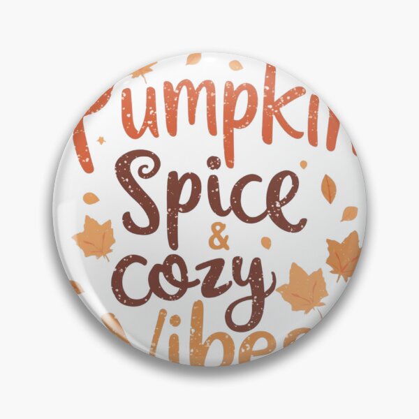 Item preview, Pumpkin Spice & Cozy Vibes Autumn Typography Graphic designed and sold by PACS0011.