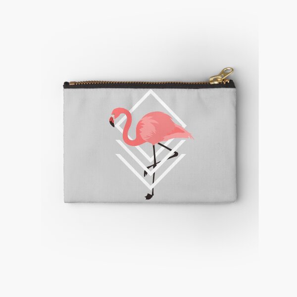 Item preview, Pink flamingo geometric bird designed and sold by Buno.