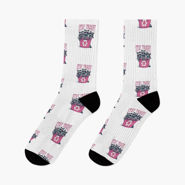 Item preview, Stay Trashy Raccoons — Retro Pink Trash Panda Recycling Humor Illustration designed and sold by Colorful-Garden.