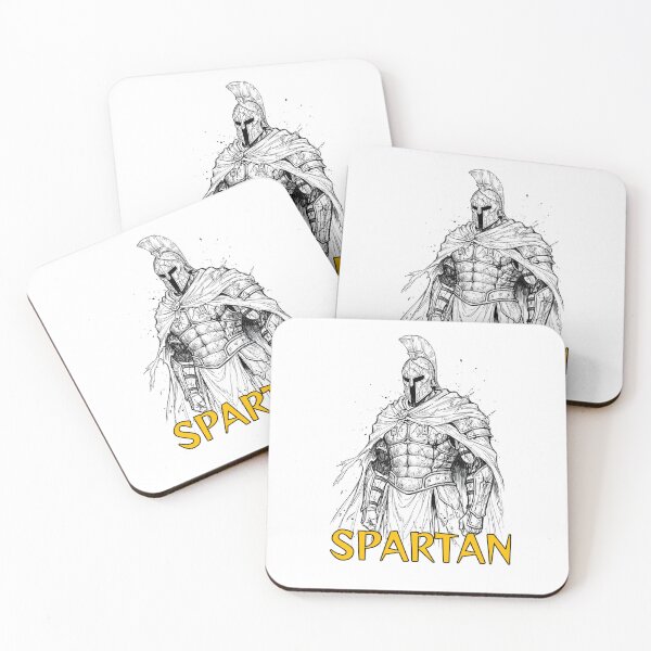 Item preview, Cool Spartan Manga Art Black And White designed and sold by Shigen16.