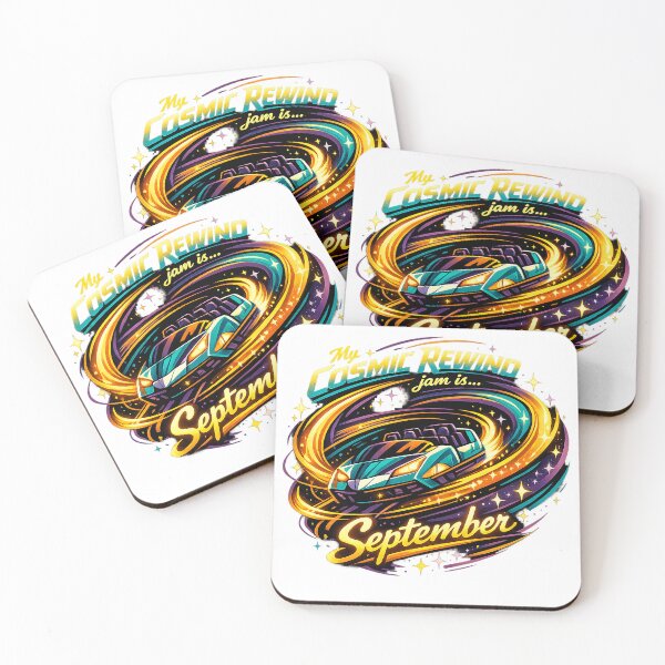 Item preview, My Cosmic Rewind Jam Is… September (v1) designed and sold by Theme Snark.