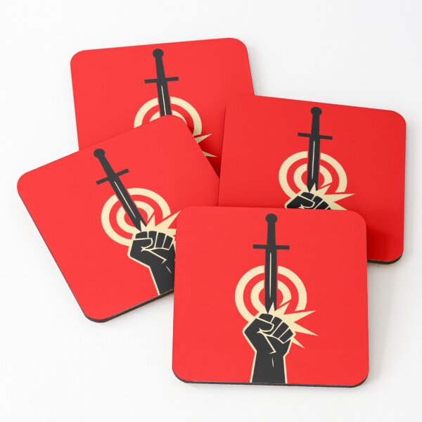 Item preview, Raised Fist and Sword Symbol of Resolve and Resistance designed and sold by ViursArtsStore.