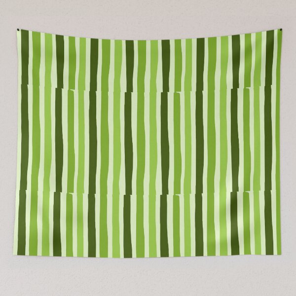 Item preview, A seamless pattern of vertical stripes in various shades of green.  designed and sold by Giree07.