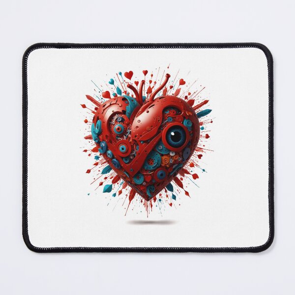 Item preview, Valentine Robot Heart designed and sold by Digiheart.