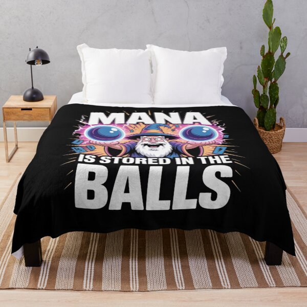 Item preview,  Mana is Stored in The Balls Magician Sorcerer Witcher Wizard T-Shirt designed and sold by Martysstore.