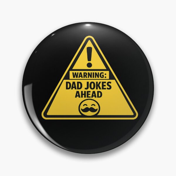 Aperçu de l'œuvre Warning Dad Jokes Ahead T-Shirt – Funny Father Tee créée et vendue par InkForge Studio.