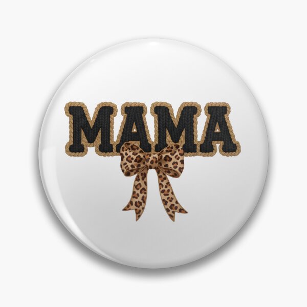 Item preview, Faux Yarn Mama Leopard Bow, Retro Varsity Design designed and sold by DesignDenDo ⭐⭐⭐⭐⭐.