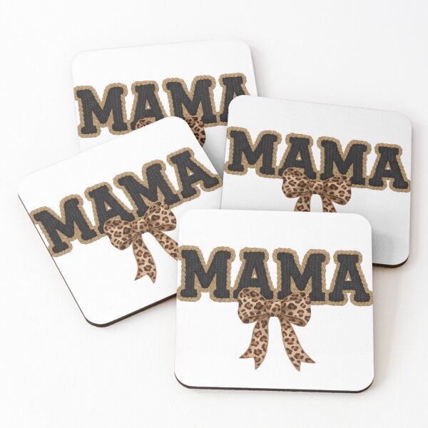 Item preview, Faux Yarn Mama Leopard Bow, Retro Varsity Design designed and sold by DesignDenDo ⭐⭐⭐⭐⭐.