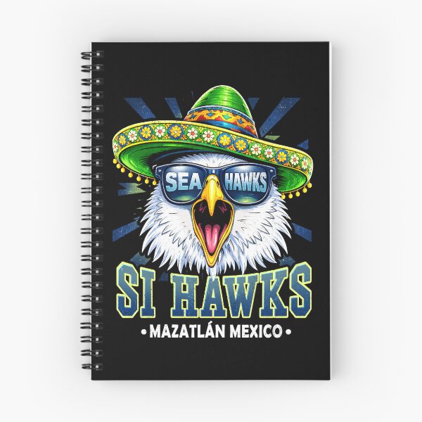Item preview, Si Hawks Mazatlan Mexico Sombrero Eagle - Seattle Football Vacation Parody designed and sold by Patchina.