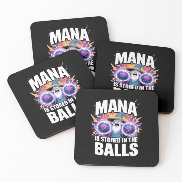 Item preview, Mana is Stored in The Balls Magician Sorcerer Witcher Wizard T-Shirt designed and sold by Martysstore.