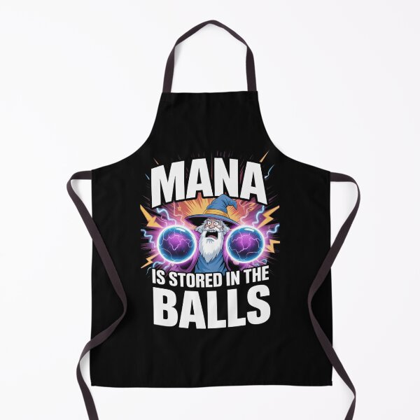 Item preview, Mana is Stored in The Balls Magician Sorcerer Witcher Wizard T-Shirt designed and sold by Martysstore.