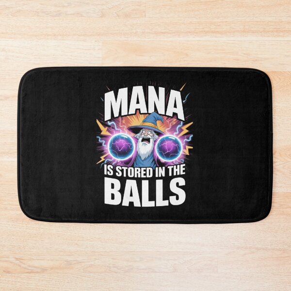 Item preview, Mana is Stored in The Balls Magician Sorcerer Witcher Wizard T-Shirt designed and sold by Martysstore.