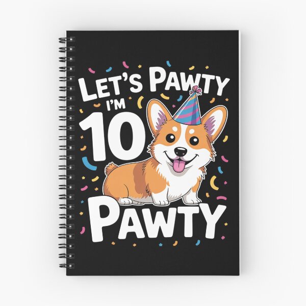 Item preview, 10 Years Old Corgi Dog Lover 10th Birthday Party Outfit Kid designed and sold by MarkLeedsArt.