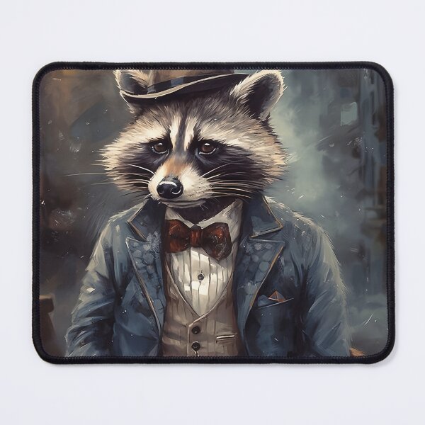 Item preview, Vintage Gentleman Raccoon - Great Gatsby Style Retro Trash Panda designed and sold by naughty-raccoon.