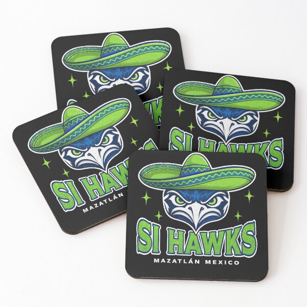 Item preview, Si Hawks Mazatlan Mexico Sombrero Eagle - Seattle Football Vacation Parody designed and sold by Patchina.