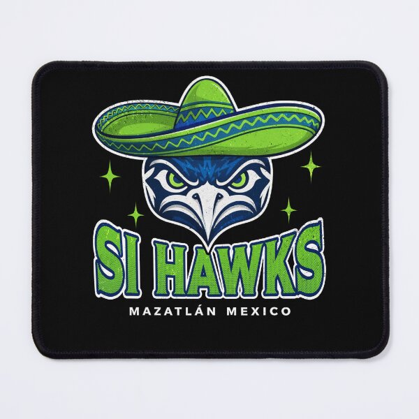 Item preview, Si Hawks Mazatlan Mexico Sombrero Eagle - Seattle Football Vacation Parody designed and sold by Patchina.
