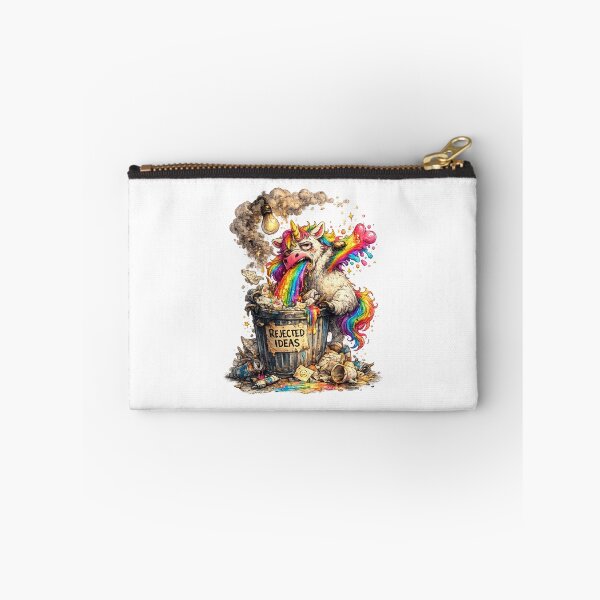Item preview, Rejected Ideas – Burnt-Out Unicorn Vomiting Rainbows designed and sold by StrayaDesign.