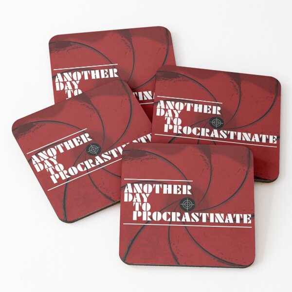 Item preview, Another Day to Procrastinate - License to Chill designed and sold by Syrupulse.
