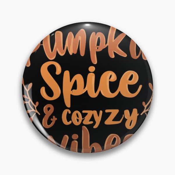 Item preview, Pumpkin Spice & Cozy Vibes Autumn Typography Graphic designed and sold by PACS0011.