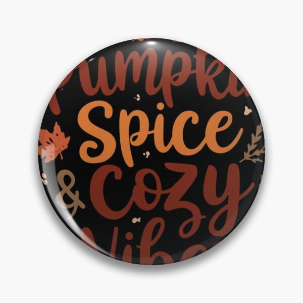Item preview, Pumpkin Spice & Cozy Vibes Autumn Typography Graphic designed and sold by PACS0011.