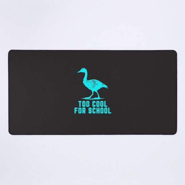 Item preview, Bright blue Too cool for school goose designed and sold by lucyinspace.