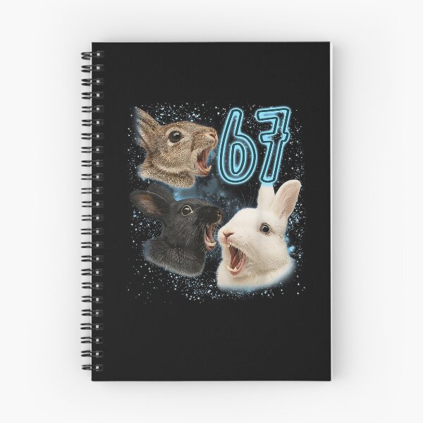 Item preview, Rabbit Lover 67 Meme Bunny Howling at The Moon Sarcastic designed and sold by MerchDeviant.