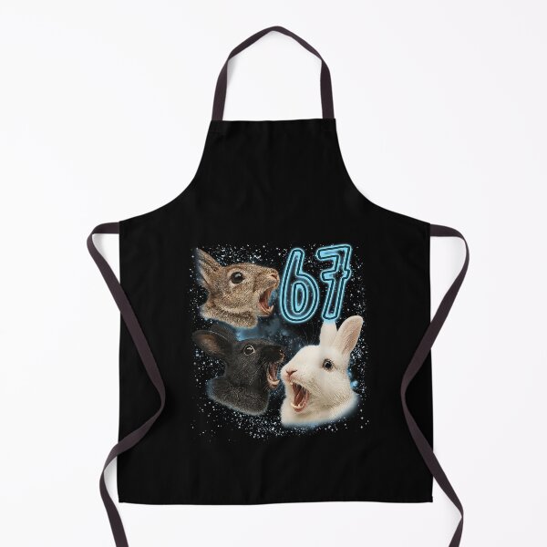 Item preview, Rabbit Lover 67 Meme Bunny Howling at The Moon Sarcastic designed and sold by MerchDeviant.