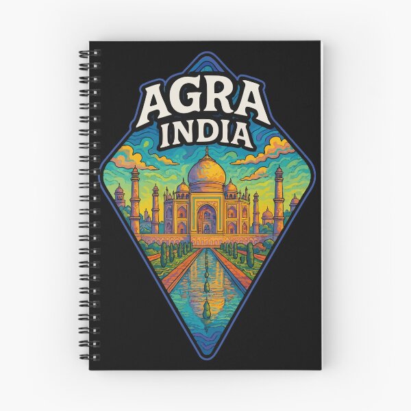 Item preview, Agra Taj Mahal India Trippy Travel designed and sold by TomFrontierArt.