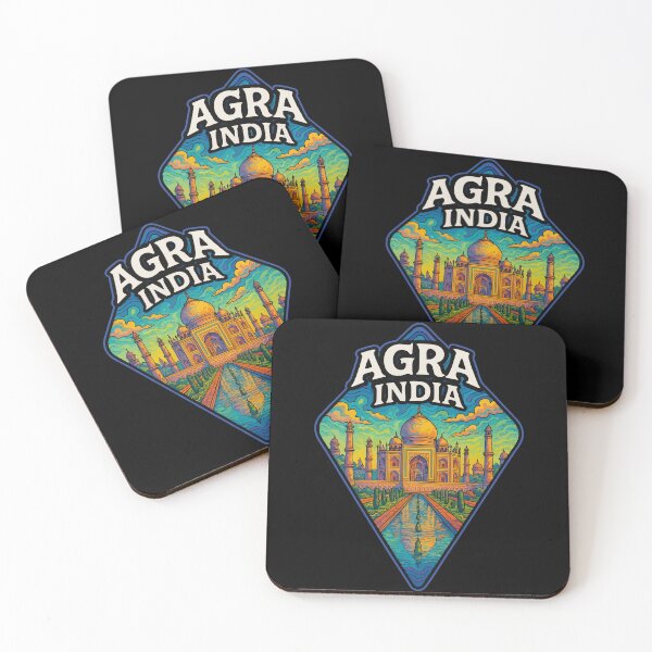 Item preview, Agra Taj Mahal India Trippy Travel designed and sold by TomFrontierArt.