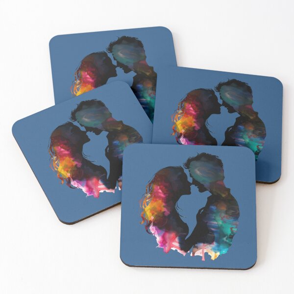 Item preview, Colorful Abstract Face – Emotional Duality Art Print designed and sold by Estnesti.