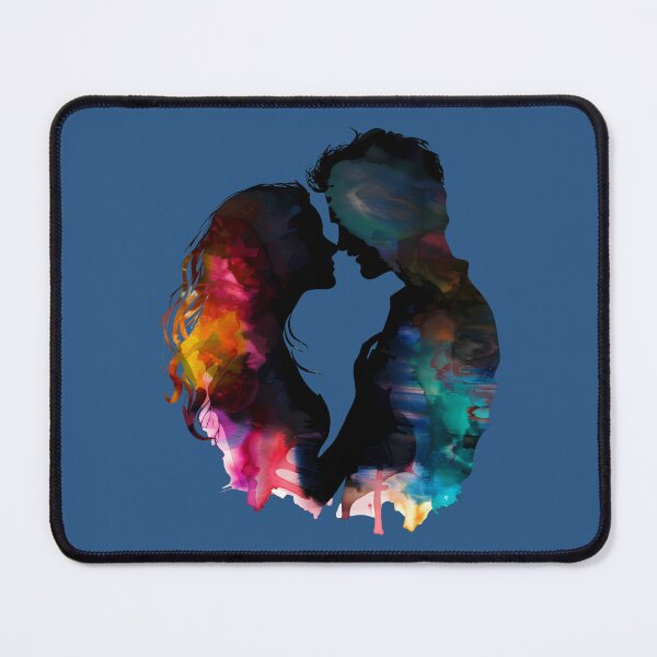 Item preview, Colorful Abstract Face – Emotional Duality Art Print designed and sold by Estnesti.